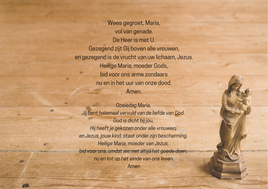 Aan de slag met het Weesgegroet | Kerknet